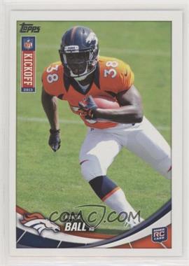 2013 Topps Kickoff - [Base] #4 - Montee Ball