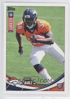 2013 Topps Kickoff - [Base] #4 - Montee Ball