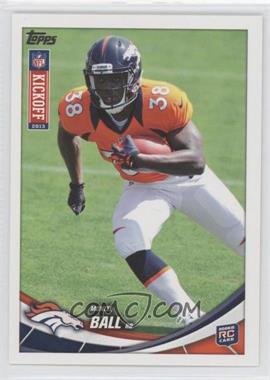 2013 Topps Kickoff - [Base] #4 - Montee Ball