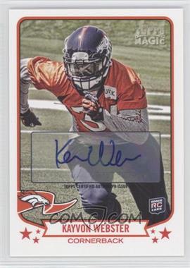 2013 Topps Magic - [Base] - Autographs #10 - Kayvon Webster