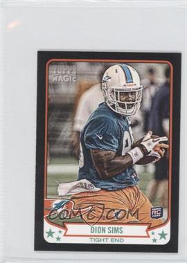 2013 Topps Magic - [Base] - Mini Black #54 - Dion Sims