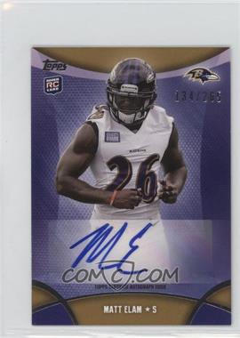 2013 Topps Mini - Autographs #MA-ME - Matt Elam /265