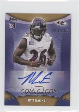 2013 Topps Mini - Autographs #MA-ME - Matt Elam /265