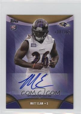 2013 Topps Mini - Autographs #MA-ME - Matt Elam /265