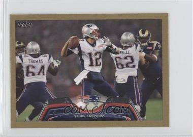 2013 Topps Mini - [Base] - Gold #100 - Tom Brady /58