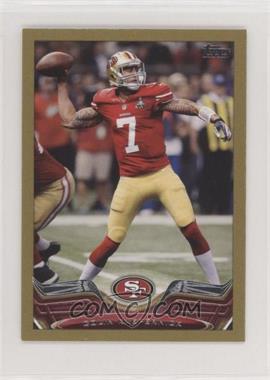 2013 Topps Mini - [Base] - Gold #336 - Colin Kaepernick /58