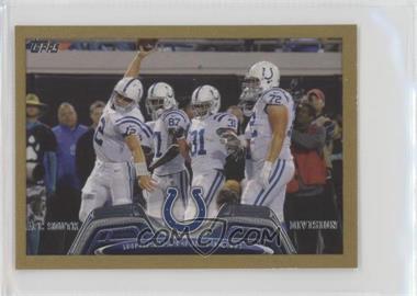 2013 Topps Mini - [Base] - Gold #429 - Team Leaders - Indianapolis Colts Team /58