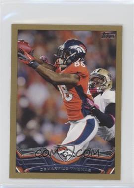 2013 Topps Mini - [Base] - Gold #51 - Demaryius Thomas /58