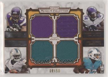 2013 Topps Museum Collection - Four-Player Quad Relic - Copper #MQR-APJG - Jared Allen, Cordarrelle Patterson, Dion Jordan, Mike Gillislee /50 [Noted]