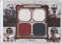 E.J. Manuel, Geno Smith, Mike Glennon, Matt Barkley #/50