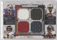 E.J. Manuel, Geno Smith, Mike Glennon, Matt Barkley #/75