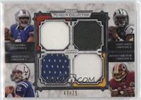 E.J. Manuel, Geno Smith, Andrew Luck, Robert Griffin III #/75