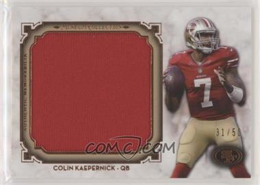 2013 Topps Museum Collection - Jumbo Relic - Copper #MJR-CK - Colin Kaepernick /50