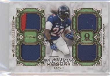 2013 Topps Museum Collection - Pro Bowl Quad Relic - Gold #MPBQR-ML - Marshawn Lynch /10
