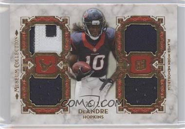 2013 Topps Museum Collection - Rookie Quad Relic - Gold #MRQR-DH - DeAndre Hopkins /25