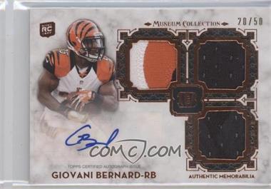 2013 Topps Museum Collection - Signature Swatches - Triple Relic Copper #SSTRA-GB - Giovani Bernard /50