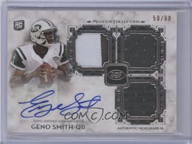 2013 Topps Museum Collection - Signature Swatches - Triple Relic #SSTRA-GS - Geno Smith /69