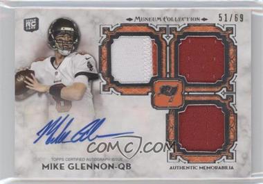 2013 Topps Museum Collection - Signature Swatches - Triple Relic #SSTRA-MG - Mike Glennon /69