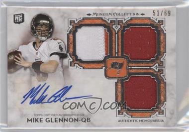 2013 Topps Museum Collection - Signature Swatches - Triple Relic #SSTRA-MG - Mike Glennon /69