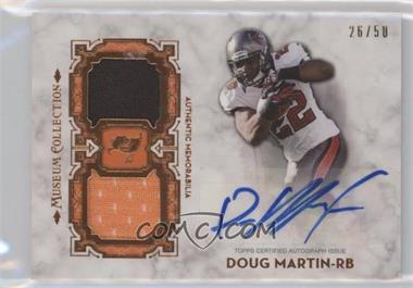 2013 Topps Museum Collection - Signature Swatches Dual Relic Autographs - Copper #SSDRA-DM - Doug Martin /50