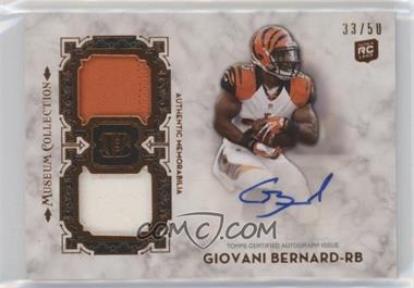 2013 Topps Museum Collection - Signature Swatches Dual Relic Autographs - Copper #SSDRA-GN - Giovani Bernard /50
