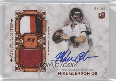 2013 Topps Museum Collection - Signature Swatches Dual Relic Autographs - Copper #SSDRA-MG - Mike Glennon /50