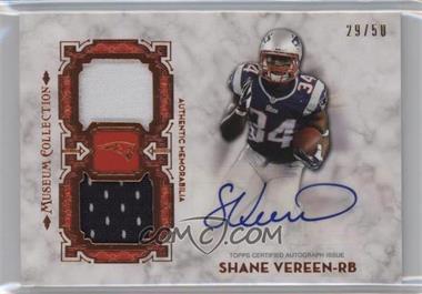 2013 Topps Museum Collection - Signature Swatches Dual Relic Autographs - Copper #SSDRA-SV - Shane Vereen /50