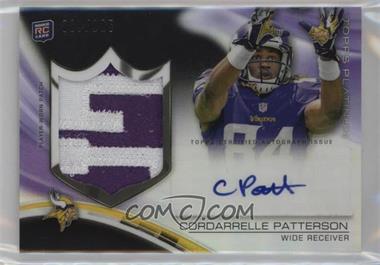 2013 Topps Platinum - Autograph Rookie Refractor Patch - Black #ARP-CP - Cordarrelle Patterson /125