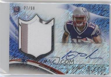 2013 Topps Platinum - Autograph Rookie Refractor Patch - Frost Prism #ARP-AD - Aaron Dobson /50