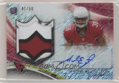 2013 Topps Platinum - Autograph Rookie Refractor Patch - Frost Prism #ARP-AE - Andre Ellington /50