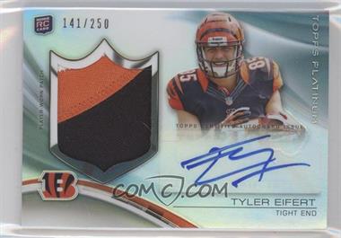 2013 Topps Platinum - Autograph Rookie Refractor Patch #ARP-TE - Tyler Eifert /250