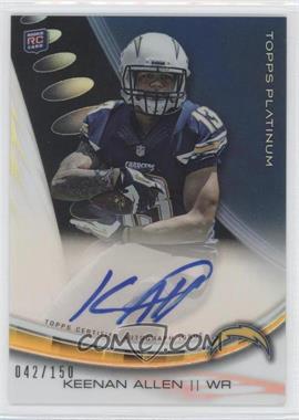 2013 Topps Platinum - Autographed Rookie Refractors - Black #A-KA - Keenan Allen /150