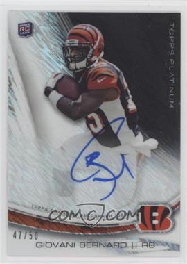 2013 Topps Platinum - Autographed Rookie Refractors - Frost Prism #A-GB - Giovani Bernard /50