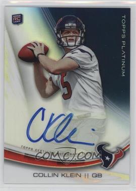 2013 Topps Platinum - Autographed Rookie Refractors #A-CK - Collin Klein