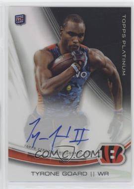 2013 Topps Platinum - Autographed Rookie Refractors #A-TG - Tyrone Goard