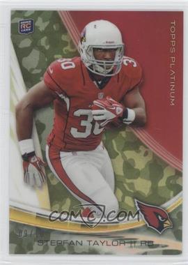 2013 Topps Platinum - [Base] - Military Camo Refractor #130 - Stepfan Taylor /10