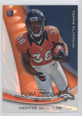 2013 Topps Platinum - [Base] - Orange Refractor #121 - Montee Ball