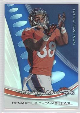 2013 Topps Platinum - [Base] - Sapphire #3 - Demaryius Thomas