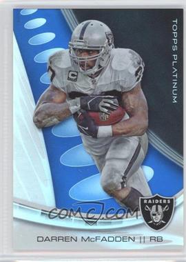 2013 Topps Platinum - [Base] - Sapphire #52 - Darren McFadden