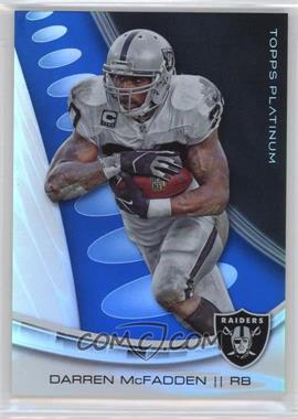 2013 Topps Platinum - [Base] - Sapphire #52 - Darren McFadden