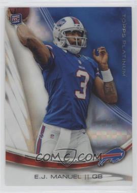 2013 Topps Platinum - [Base] - X-Fractor #104 - EJ Manuel