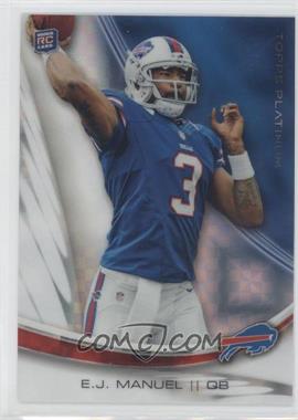 2013 Topps Platinum - [Base] - X-Fractor #104 - EJ Manuel