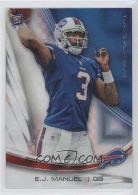 2013 Topps Platinum - [Base] - X-Fractor #104 - EJ Manuel