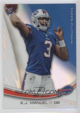 2013 Topps Platinum - [Base] #104 - EJ Manuel