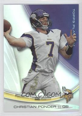 2013 Topps Platinum - [Base] #32 - Christian Ponder