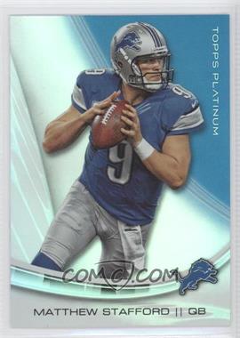 2013 Topps Platinum - [Base] #48 - Matthew Stafford