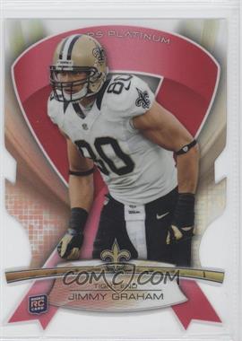 2013 Topps Platinum - Die-Cut Ribbons - BCA Pink #ABMDC-JG - Jimmy Graham