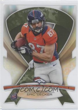 2013 Topps Platinum - Die-Cut Ribbons - Military Camo #ABMDC-ED - Eric Decker