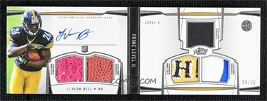 2013 Topps Prime - Autograph Relics - Level II #PII-LB - Le'Veon Bell /15