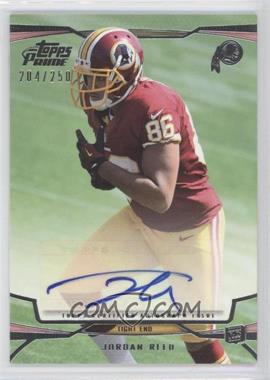 2013 Topps Prime - [Base] - Autographs #102 - Jordan Reed /250